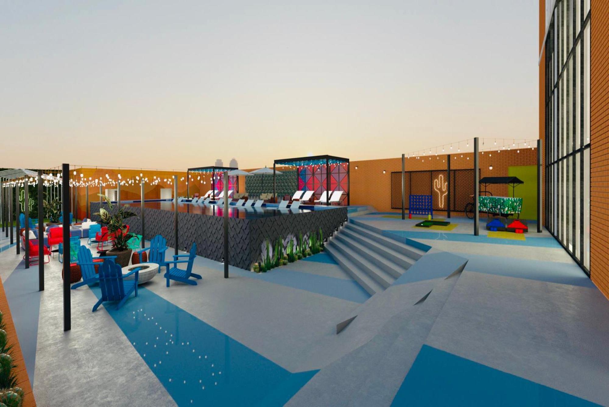 Aloft Guadalajara Sur Hotell Santa Anita  Eksteriør bilde