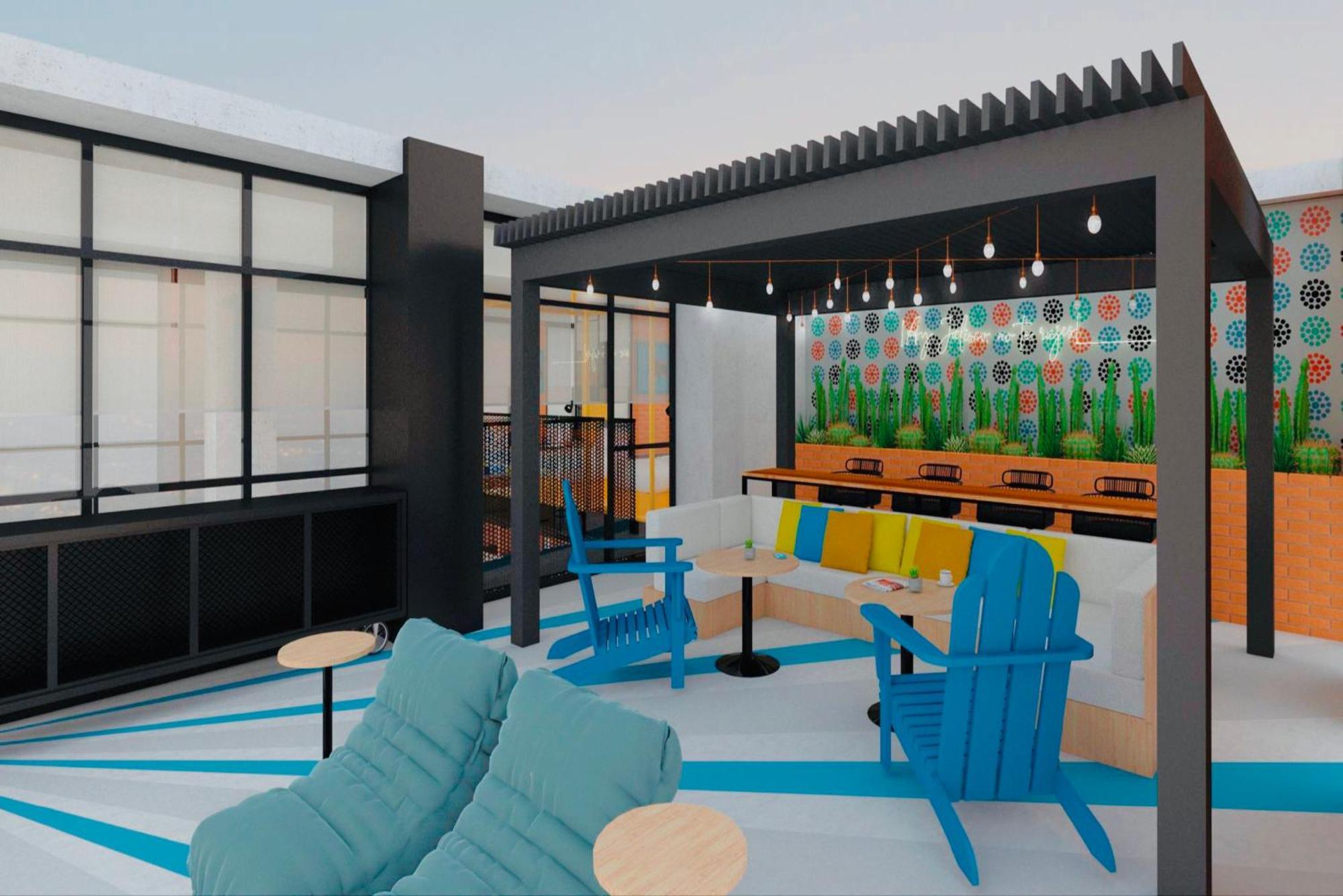 Aloft Guadalajara Sur Hotell Santa Anita  Eksteriør bilde